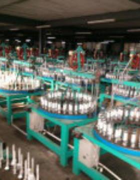 绝缘套管编织机 玻纤编织机 速度高 不起毛