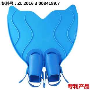 厂家直销成人美人鱼脚蹼自由潜脚蹼蛙鞋游泳训练浮潜脚蹼游泳专用