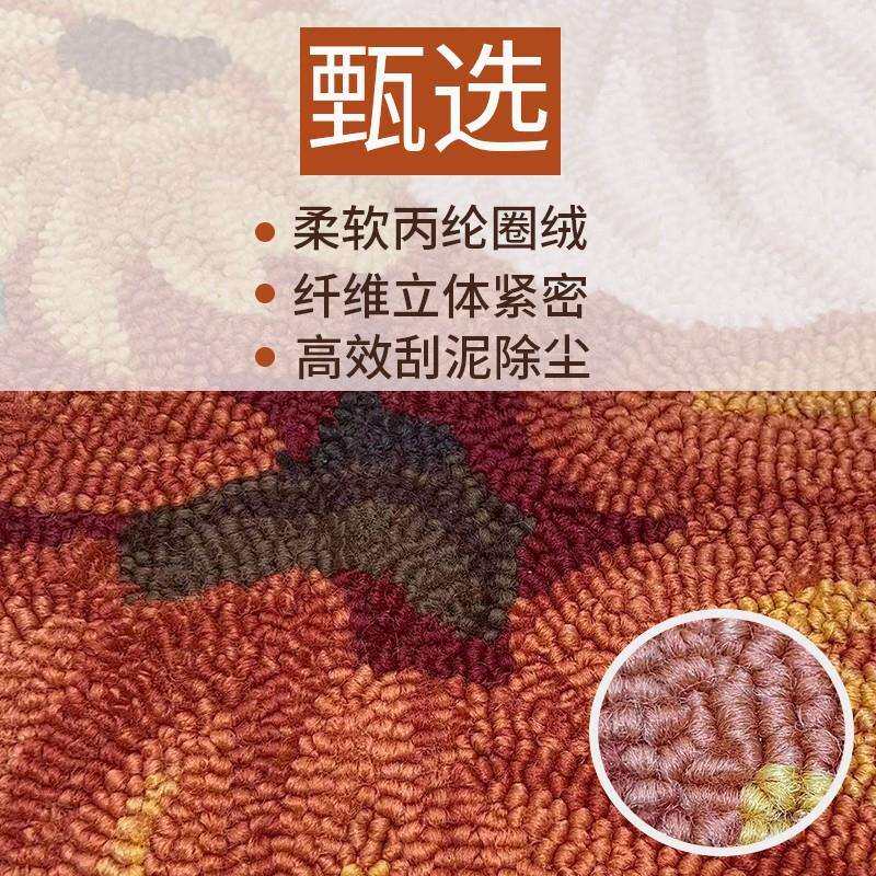 美式地毯针织地垫宠物垫客厅卧室南瓜垫子入户门床边地毯地毯