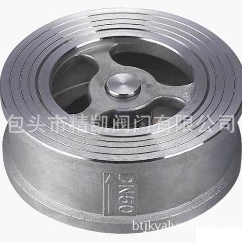 包头固阳白云阀门H71HH71W升降式对夹止回阀