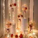 网红波波球透明发光火爆款 饰结婚生日场景布置花束立柱 带灯气球装