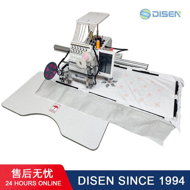 头多色全自动小型电脑绣花机绳绣鞋绣毛巾绣金片绣缝纫机刺绣机