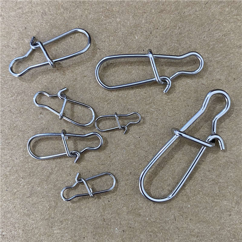 进口增强路亚别针鱼饵挂钩连接器强力别针葫芦别针路亚导线海钓钩