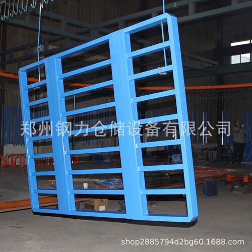 仓储托盘,重型货架钢制托盘金属货架托盘两面进叉可定尺寸