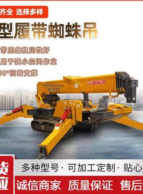 厂家小型吨5吨蜘蛛吊微型遥控起重机吊车蜘蛛吊车折叠履带吊机