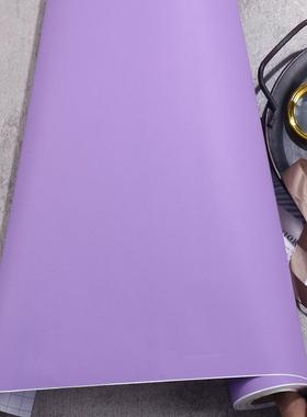 0J0紫色墙纸自粘卧室温馨女孩宿舍卧室装饰书桌面柜子翻新贴纸壁