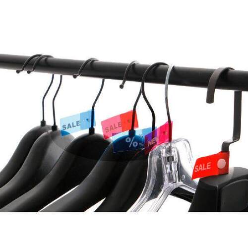 Clothing Size Flag Labels - Self-Clip On Size Tag On Hanger