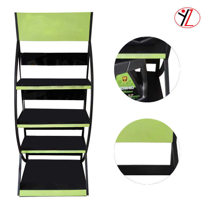 饮料展示架货架 机油展示架汽车配件展架落地方向盘套货架机油架