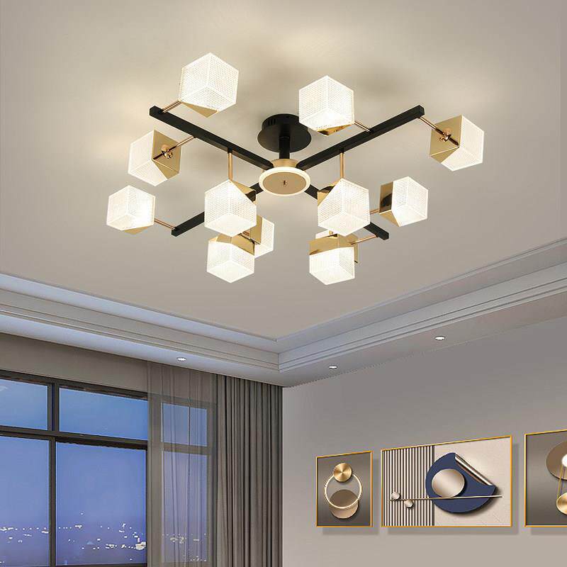 吊灯客厅2025新款现代简约大气意式轻奢高级感灯具创意大厅主灯