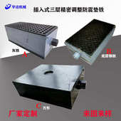 生产厂家定制铁设备垫机精密床垫铸铁工业插入式 垫脚调整防震铁