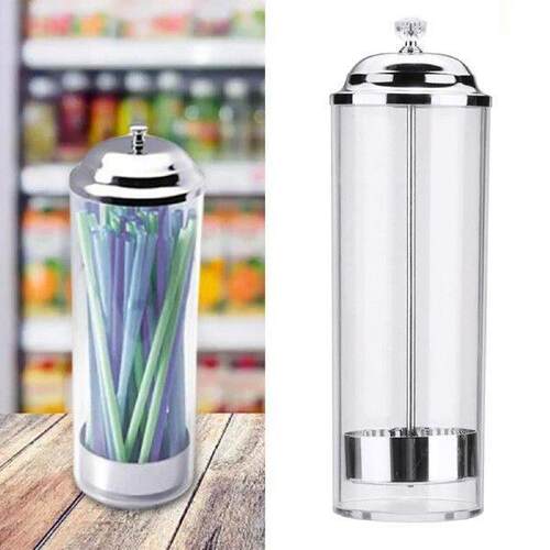 Plastic Straw Dispenser Holder Kitchen Accessories Portable