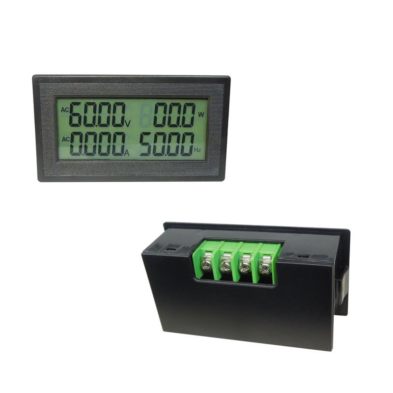 110V 220V 380v三相交流电压电流表 数显多功能数字显示 功率频率