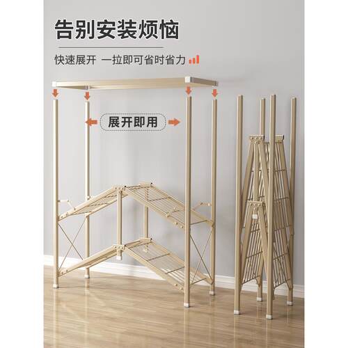 7W免安装折叠易衣柜折叠衣柜家用卧室出租房结用简纳柜子收实耐用