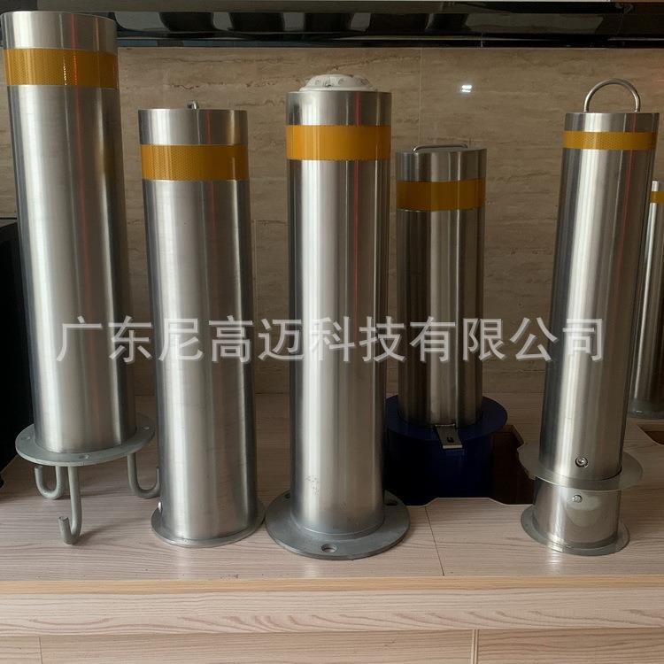 尼高迈液压伸降式不锈钢止车柱市政道路园林防冲撞成品车挡升降柱