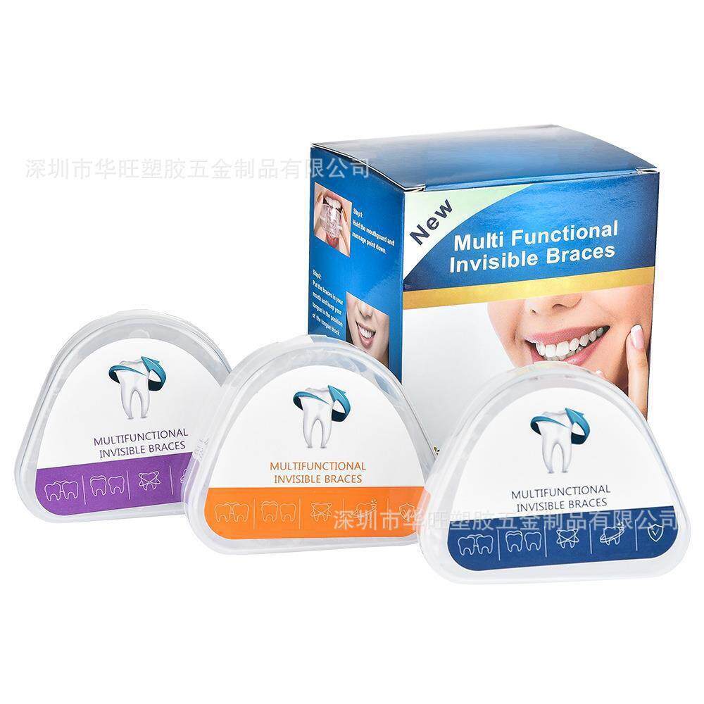 跨境透明矫正牙齿套装便携夜间防磨保持牙型牙套矫正器源头工厂
