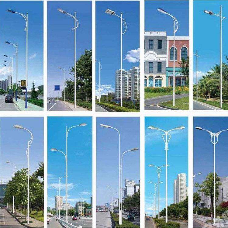 Led市电路灯杆户外4/5/6/8/10米小区市政新农村道路高杆灯太阳能