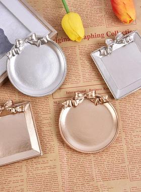 蝴蝶结ins复古树脂托盘装饰摆件