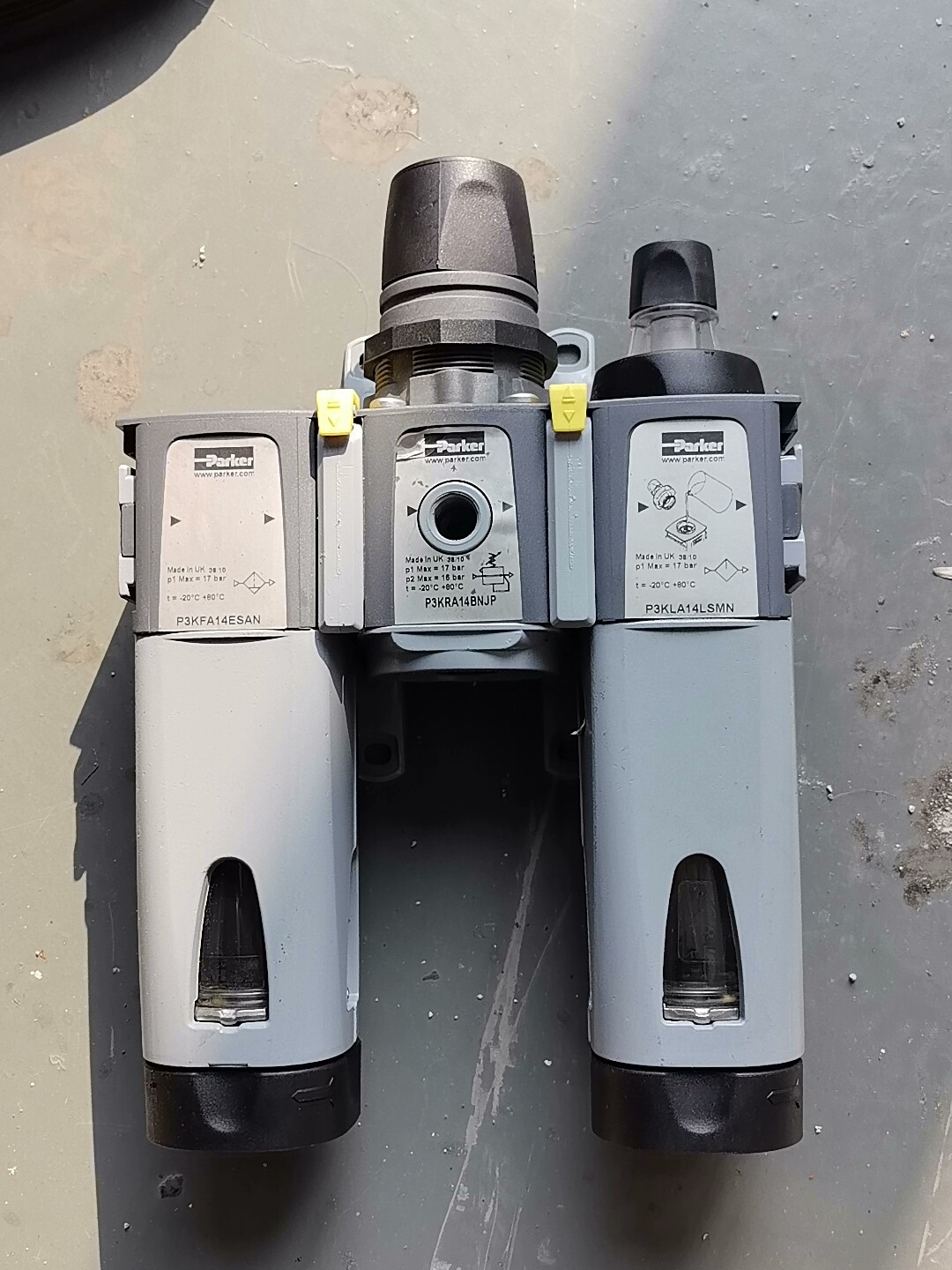 ParKer油水分离器，三连结，P3KFA14ESAN