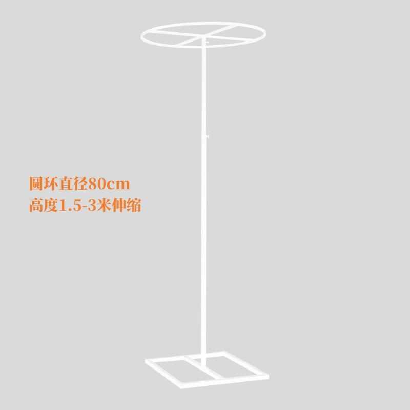 帘立路婚庆道具圆形引花环吊环杆珠帘铁装饰伸缩圆环架子新款艺线