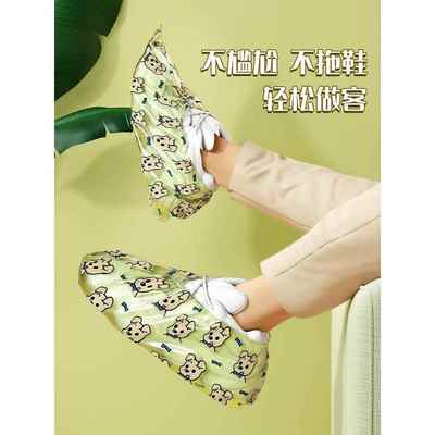 次日达内鞋套家用加复厚耐使磨防水套室一次性机房专用学生客人套