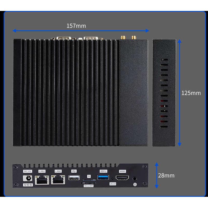 RK3568工控主机 安卓11双网口CAN 8G大内存自助一体机 开源鸿蒙
