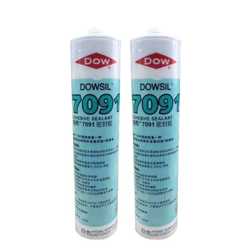 陶氏DC7091密封胶黑白灰粘结剂玻璃密封装单组份硅酮粘合剂密封胶