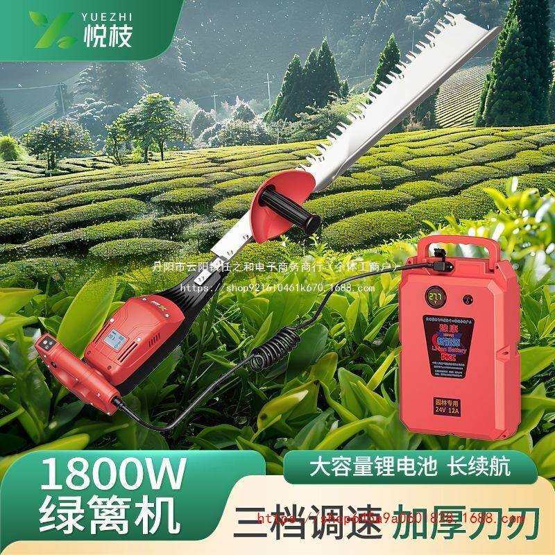 48V大功率重修老茶树修剪机充电式电动绿篱机锂电绿化园林修粗枝