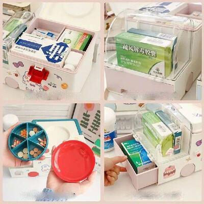 Cute Household Children Medicine Box Medicine Storage