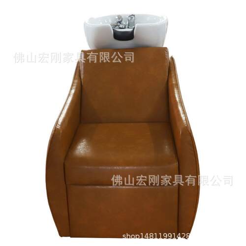 洗头床理发店专用美发店发廊轻奢网红潮店简约半躺冲水床厂家直销