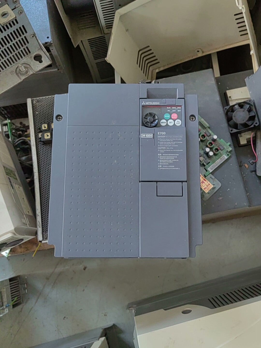 三菱变频器，型号FR-E740-15K，功能正常