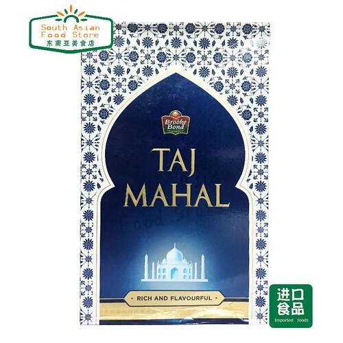indian food印度进口奶茶TAJ MAHAL TEA/CHAI泰姬陵精选红茶500g