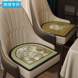 餐椅垫久坐屁股垫凉席椅子垫凳子垫冰垫凉垫透气 跨境冰丝坐垫夏季