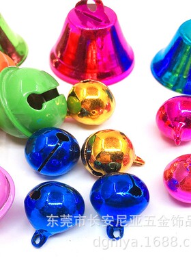 新款直销工艺品礼品小铃铛 圣诞喇叭铃铛 一字开口铃铛 十字隆铁
