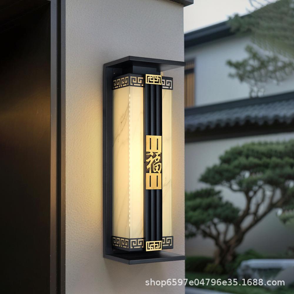 户外防水LED壁灯阳台庭院外墙灯露台室外不锈钢壁挂灯两侧柱子灯