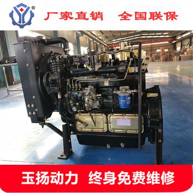 钦州ZH4100G四缸柴油机 配套潍坊44kw装载机旋挖机专用柴油发动机