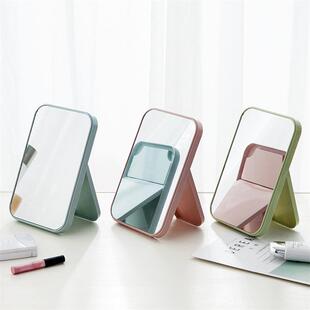 Creative Portable Desktop Makeup Mirror, Large Foldable Prin