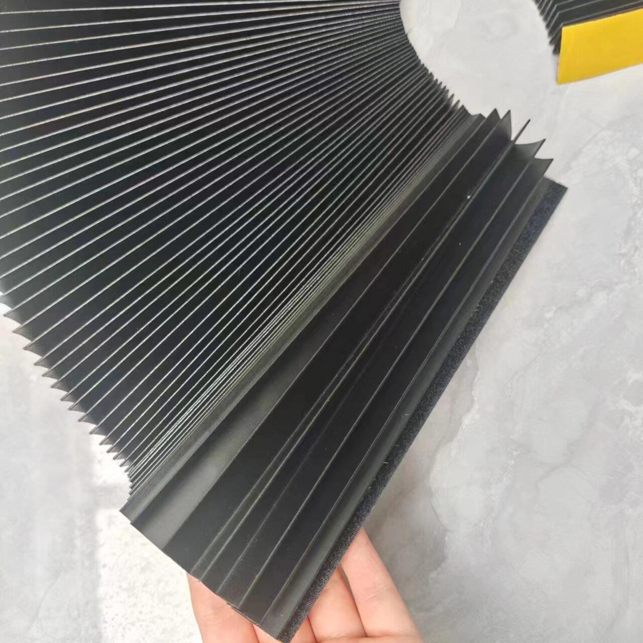 一字平帘防护帘柔性伸缩风琴防护罩三坐标机床导轨防尘罩皮老虎