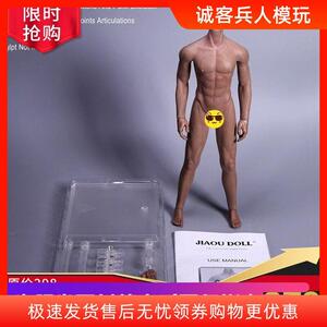 1/6兵人全包胶健美肌肉男素体 钢塑骨岚系列绘画人体可动人偶模型