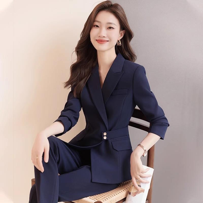 西装套装女2026新款春春秋珠宝店工作服气质职业正装高端西服工装