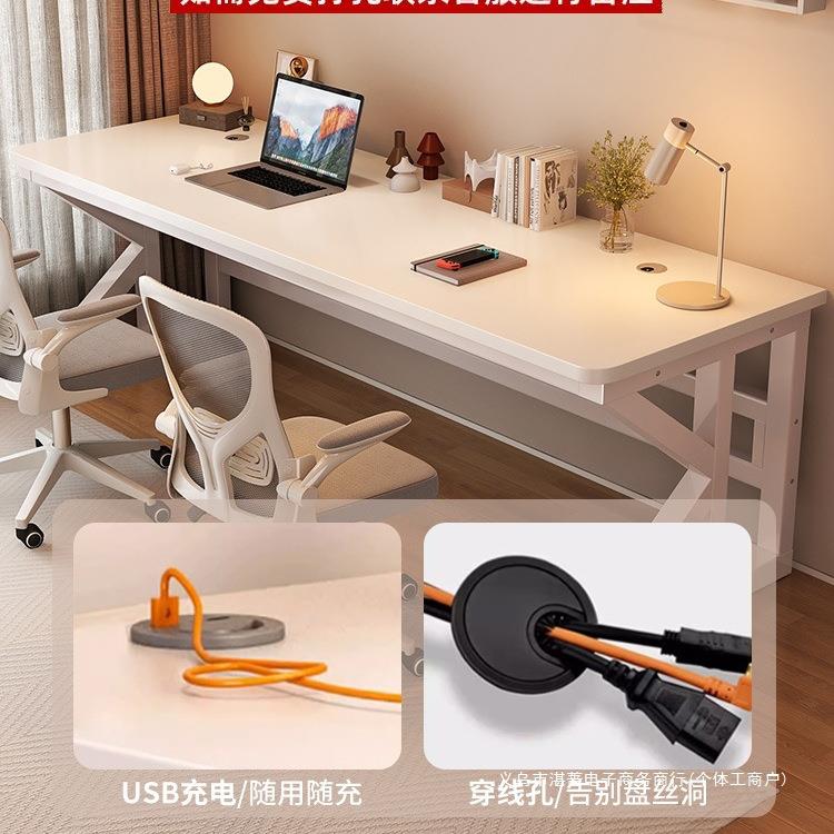 双人电字脑桌电台式长书桌卧720室简约办公桌子竞用桌学生家学习