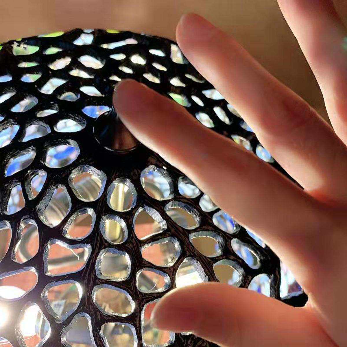 厂家直销 14寸蓝色紫藤艺术彩玻旁帝凡尼落地灯 卧室书房装饰灯具