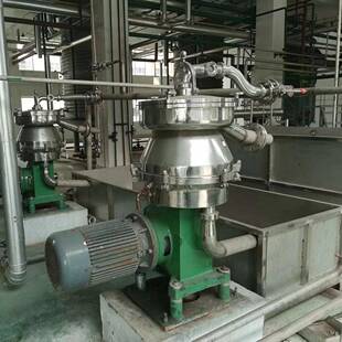 二手450型发酵液碟式 离心机牛奶脱脂机牛奶澄清分离机