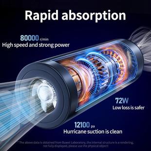 无线载吸器小手型609持车车家两用大吸力便捷吸吹尘抽一 HD001