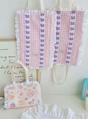 家居用墙饰挂饰爱可09243少女爱心布艺夹发卡发收纳品袋手作