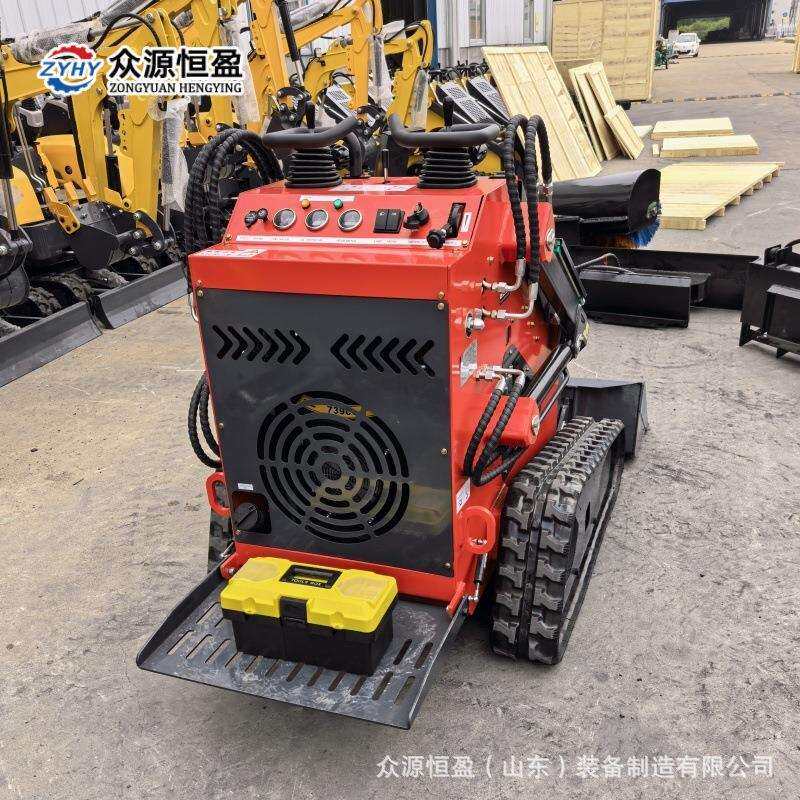 小滑移装载机 履带轮胎众源380型工程农用农场装卸迷你滑移装载机