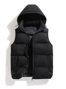 W 41152 Men's Hooded Vest Jacket 士连帽马甲