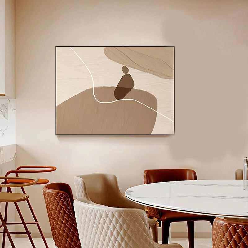 侘寂风餐厅电表箱装饰画现代简约配电箱遮挡挂画弱电箱开关盒壁画,家居饰品,现代装饰画,淘宝优惠券,粉丝福利购,淘宝优惠卷