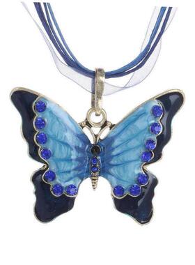 覆古choker热民族风格蝴蝶合金项炼