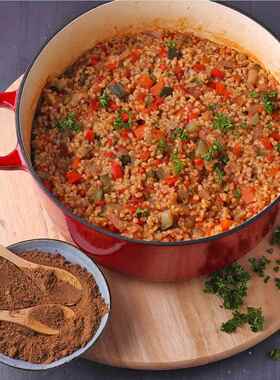 Ideal/意得OULGUR FBin口e B1ulgur 土耳其进细麦碎星味荟 000g两