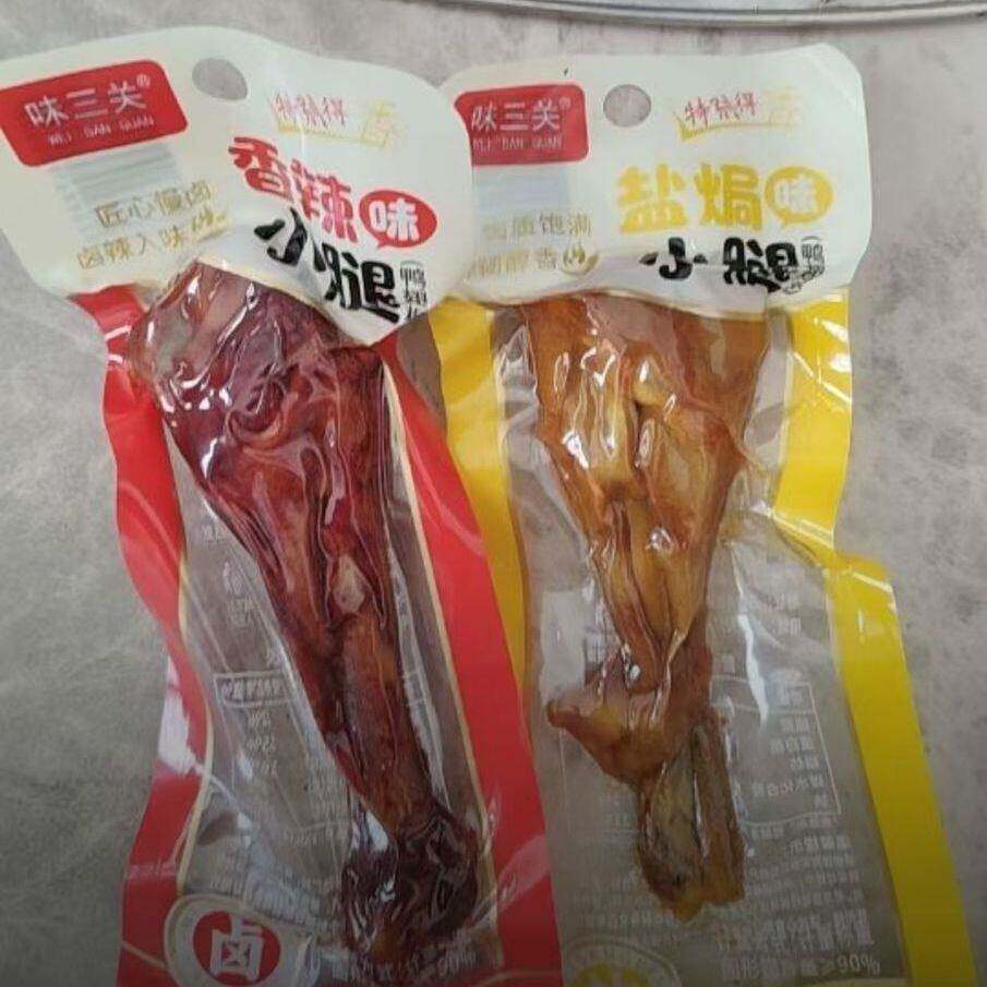 新货新日期香辣盐焗鸭腿 鸭翅根独立包装休闲解馋小零食好吃美味